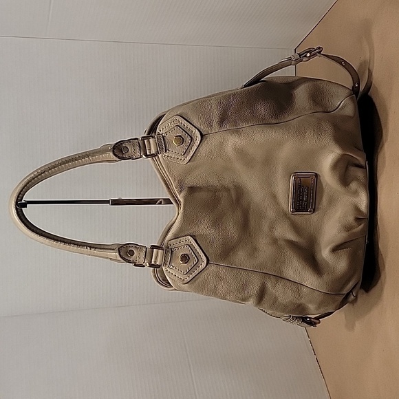 Marc by Marc Jacobs Greige / Taupe Shoulder Bag w/ Handles & Gold Tone Hardware - Picture 1 of 15